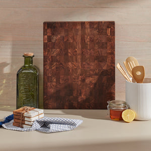 Walnut thick end grain butchers block, an essential for every home chef.